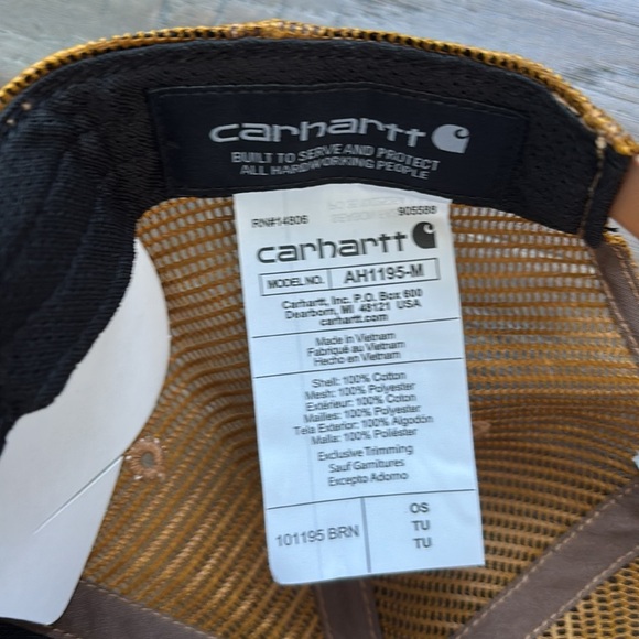 Carhartt Brown Mesh Back Hat - Picture 10 of 10